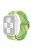 For Apple Watch Series 10 46mm / Ultra 2 Ultra 49mm / 9 8 7 45mm / SE (2023) SE (2022) SE 6 5 4 44mm / 3 2 1 42mm Nylon Braided Smart Watch Strap Replacement Wrist Band - Gradient Green