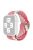 For Apple Watch Series 10 46mm / Ultra 2 Ultra 49mm / 9 8 7 45mm / SE (2023) SE (2022) SE 6 5 4 44mm / 3 2 1 42mm Nylon Braided Smart Watch Strap Replacement Wrist Band - Gradient Red