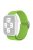 For Apple Watch Series 10 46mm / Ultra 2 Ultra 49mm / 9 8 7 45mm / SE (2023) SE (2022) SE 6 5 4 44mm / 3 2 1 42mm Nylon Braided Smart Watch Strap Replacement Wrist Band - Grass Green