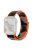 For Apple Watch Series 10 46mm / Ultra 2 Ultra 49mm / 9 8 7 45mm / SE (2023) SE (2022) SE 6 5 4 44mm / 3 2 1 42mm Nylon Smart Watch Strap Camouflage Adjustable Wrist Band - Orange