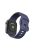 For Apple Watch Series 10 46mm / Ultra 2 Ultra 49mm / 9 8 7 45mm / SE (2023) SE (2022) SE 6 5 4 44mm / 3 2 1 42mm Silicone Smart Watch Band  - Dark Blue