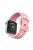 For Apple Watch Series 10 46mm / Ultra 2 Ultra 49mm / 9 8 7 45mm / SE (2023) SE (2022) SE 6 5 4 44mm / 3 2 1 42mm Silicone Smart Watch Band  - Pink