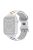 For Apple Watch Series 10 46mm / Ultra 2 Ultra 49mm / 9 8 7 45mm / SE (2023) SE (2022) SE 6 5 4 44mm / 3 2 1 42mm Watch Band, Size: S / M - White / Rainbow