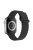 For Apple Watch Series 10 46mm / Ultra 2 Ultra 49mm / Series 9 8 7 45mm / SE (2023) SE (2022) SE 6 5 4 44mm / 3 2 1 42mm Magnetic Adsorption Silicone Strap Wrist Band with Tail Buckle - Black