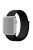 For Apple Watch Series 10 46mm / Ultra 2 Ultra 49mm / Series 9 8 7 45mm / SE (2023) SE (2022) SE 6 5 4 44mm / 3 2 1 42mm Nylon Watch Band Adjustable Breathable Replacement Wristband - All Black