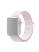 For Apple Watch Series 10 46mm / Ultra 2 Ultra 49mm / Series 9 8 7 45mm / SE (2023) SE (2022) SE 6 5 4 44mm / 3 2 1 42mm Nylon Watch Band Adjustable Breathable Replacement Wristband - Pink