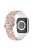 For Apple Watch Series 10 46mm / Ultra 2 Ultra 49mm / Series 9 8 7 45mm / SE (2023) SE (2022) SE 6 5 4 44mm / 3 2 1 42mm Silicone Pattern Printed Watch Strap Wristband with Buckle - Color Cloud