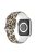 For Apple Watch Series 10 46mm / Ultra 2 Ultra 49mm / Series 9 8 7 45mm / SE (2023) SE (2022) SE 6 5 4 44mm / 3 2 1 42mm Silicone Pattern Printed Watch Strap Wristband with Buckle - Yellow Leopard Print