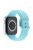 For Apple Watch Series 10 46mm / Ultra 2 Ultra 49mm / Series 9 8 7 45mm / SE (2023) SE (2022) SE 6 5 4 44mm / 3 2 1 42mm Silicone Watch Band Pin Buckle Quick Release Wrist Strap Replacement - Baby Blue