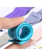 For Apple Watch Series 10 46mm / Ultra 2 Ultra 49mm / Series 9 8 7 45mm / SE (2023) SE (2022) SE 6 5 4 44mm / 3 2 1 42mm Silicone Watch Band Pin Buckle Quick Release Wrist Strap Replacement - Light Grey