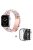 For Apple Watch Series 6 / 5 / 4 / SE / SE (2022) 40mm Watch Band 3 Beads Resin Replacement Wrist Strap with Transparent Watch Case - Nougat Pattern