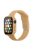 For Apple Watch Series 7 41mm Silicone Outdoor Sports Watch Band+Hard PC Case with Built-in Tempered Glass Screen Protector, Size S/M - Walnut Brown