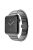 For Apple Watch Series 8 / 7 41mm Stainless Steel Watch Band Metal Strap Replacement with Butterfly Buckle - Black