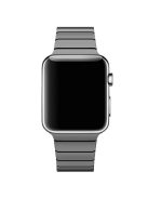 For Apple Watch Series 8 / 7 41mm Stainless Steel Watch Band Metal Strap Replacement with Butterfly Buckle - Black