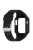 For Apple Watch Series 8 / 7 45mm / 6 / 5 / 4 / SE / SE (2022) 44mm / 3 / 2 / 1 42mm TPE Watchband Integral Watch Strap with Case - Black