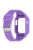 For Apple Watch Series 8 / 7 45mm / 6 / 5 / 4 / SE / SE (2022) 44mm / 3 / 2 / 1 42mm TPE Watchband Integral Watch Strap with Case - Purple