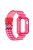 For Apple Watch Series 8 7 45mm / 6 5 4 SE SE (2022) 44mm / 3 2 1 42mm Integrated Watch Case Adjustable Watch Strap - Rose