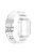 For Apple Watch Series 8 7 45mm / 6 5 4 SE SE (2022) 44mm / 3 2 1 42mm Integrated Watch Case Adjustable Watch Strap - Transparent