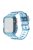 For Apple Watch Series 8 7 45mm / 6 5 4 SE SE (2022) 44mm / 3 2 1 42mm Smart Watch Band TPU Wrist Strap Replacement with Protective Watch Case - Transparent Blue