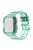 For Apple Watch Series 8 7 45mm / 6 5 4 SE SE (2022) 44mm / 3 2 1 42mm Smart Watch Band TPU Wrist Strap Replacement with Protective Watch Case - Transparent Green