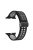 For Apple Watch Series 9 / 8 / 7 41mm / 6 / 5 / 4 / SE (2023) / SE (2022) / SE 40mm / 3 / 2 / 1 38mm Magnetic Band Dual Color Silicone Watch Strap - Black / Grey