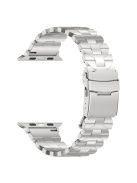 For Apple Watch Series 9 8 7 41mm  /  6 5 4 SE (2023) SE (2022) SE 40mm  /  3 2 1 38mm Titanium Steel Watch Bracelet - Silver