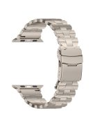 For Apple Watch Series 9 8 7 41mm  /  6 5 4 SE (2023) SE (2022) SE 40mm  /  3 2 1 38mm Titanium Steel Watch Bracelet - Titanium