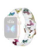 For Apple Watch Series 9 8 7 41mm / 6 5 4 SE (2022) SE (2023) SE 40mm / 3 2 1 38mm Watch Band Butterfly Printing