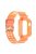 For Apple Watch Series 9 8 7 41mm / 6 5 4 SE SE (2022) SE (2023) 40mm / 3 2 1 38mm Anti-Scratch Silicone Watch Band Wrist Strap with Anti-Drop Watch Case - Orange