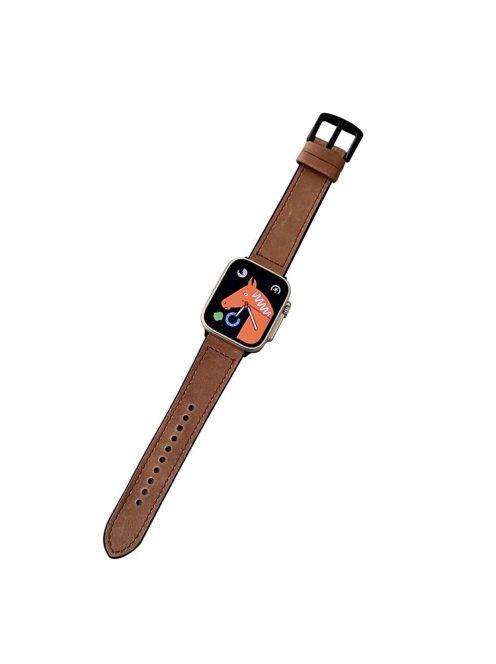 For Apple Watch Ultra 2 Ultra 49mm / Series 9 8 7 45mm / 6 5 4 SE (2022) SE (2023) SE 44mm / 3 2 1 42m Watch Band Matte Strap - Dark Brown