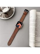 For Apple Watch Ultra 2 Ultra 49mm / Series 9 8 7 45mm / 6 5 4 SE (2022) SE (2023) SE 44mm / 3 2 1 42m Watch Band Matte Strap - Dark Brown