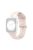 For Apple Watch Ultra 49mm Engraved Watch Bands Soft Silicone Strap Wristband - Pink