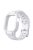 For Apple Watch Ultra 49mm Silicone Watch Band Replacement Strap + Drop-proof Protective Watch Case - White