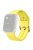 For Apple Watch Ultra 49mm Silicone Watch Band Soft Strap Replacement - Yellow