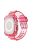 For Apple Watch Ultra 49mm Two Row Holes TPU Smart Watch Band Replacement Wrist Strap Integrated with Watch Case - Transparent Rose Red