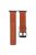 For Apple Watch Watch 10 46mm / Ultra 2 / Ultra 49mm / 9 8 7 45mm / SE (2023) SE (2022) SE 6 5 4 44mm / 3 2 1 42mm Genuine Cow Leather Watch Band - Orange