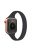 For For Apple Watch Series 10 42mm / 9 8 7 41mm / SE (2023) SE (2022) SE 6 5 4 40mm / 3 21 38mm Bracelet Silicone Band, Size: M - Black