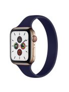 For For Apple Watch Series 10 42mm / 9 8 7 41mm / SE (2023) SE (2022) SE 6 5 4 40mm / 3 21 38mm Bracelet Silicone Band, Size: M - Sapphire