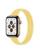 For For Apple Watch Series 10 42mm / 9 8 7 41mm / SE (2023) SE (2022) SE 6 5 4 40mm / 3 21 38mm Silicone Band Strap, Size: L - Yellow