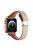 Genuine Cow Leather Band for Apple Watch 10 46mm / Ultra 2 / Ultra 49mm / 9 8 7 45mm / SE (2023) SE (2022) SE 6 5 4 44mm / 3 2 1 42mm Strap - Light Pink