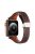 Genuine Cow Leather Band for Apple Watch 10 46mm / Ultra 2 / Ultra 49mm / 9 8 7 45mm / SE (2023) SE (2022) SE 6 5 4 44mm / 3 2 1 42mm Strap - Reddish Brown