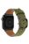 Genuine Cow Leather Strap for Apple Watch Series 10 42mm  /  Series 9 8 7 41mm  /  SE (2023) SE (2022) SE 6 5 4 40mm  /  3 2 1 38mm Band - Green