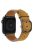 Genuine Cow Leather Strap for Apple Watch Series 10 42mm  /  Series 9 8 7 41mm  /  SE (2023) SE (2022) SE 6 5 4 40mm  /  3 2 1 38mm Band - Matte Light Brown