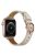 Genuine Leather Smart Watch Strap Metal Buckle Wristband for Apple Watch Series 10 42mm / 9 8 7 41mm / 6 5 4 SE SE (2022) SE (2023) 40mm / 3 2 1 38mm - Beige / Rose SE(2022) Gold Buckle