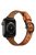 Genuine Leather Smart Watch Strap Metal Buckle Wristband for Apple Watch Series 10 42mm / 9 8 7 41mm / 6 5 4 SE SE (2022) SE (2023) 40mm / 3 2 1 38mm - Brown / Black Buckle