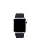 Genuine Leather Watch Band for Apple Watch Series 10 42mm / 9 8 7 41mm / SE (2023) SE (2022) SE 6 5 4 40mm / 3 2 1 38mm - Dark Blue