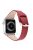 Genuine Leather Watch Band Replacement for Apple Watch Series 10 42mm / 9 8 7 41mm / 6 5 4 SE SE (2022) SE (2023) 40mm / 3 2 1 38mm - Red