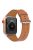 Genuine Leather Watch Strap for Apple Watch Series 10 42mm / 9 8 7 41mm / 6 5 4 SE SE (2022) SE (2023) 40mm / 3 2 1 38mm - Brown