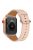 Genuine Leather Watch Strap for Apple Watch Series 10 42mm / 9 8 7 41mm / 6 5 4 SE SE (2022) SE (2023) 40mm / 3 2 1 38mm - Pink