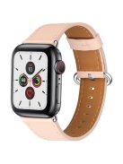 Genuine Leather Watch Strap for Apple Watch Series 10 42mm / 9 8 7 41mm / 6 5 4 SE SE (2022) SE (2023) 40mm / 3 2 1 38mm - Pink